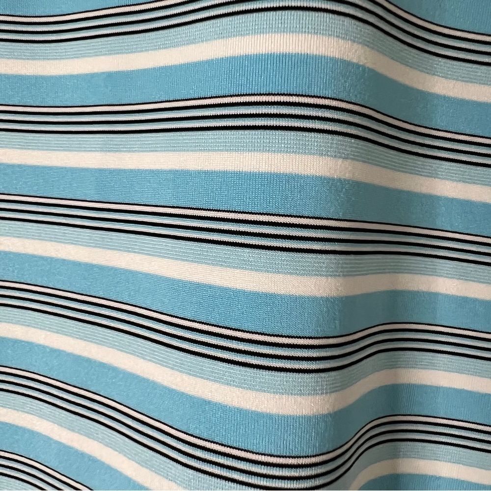Peter Millar Men’s Blue White Striped Polo Golf Shirt‎ Size Extra Large - Picture 6 of 7